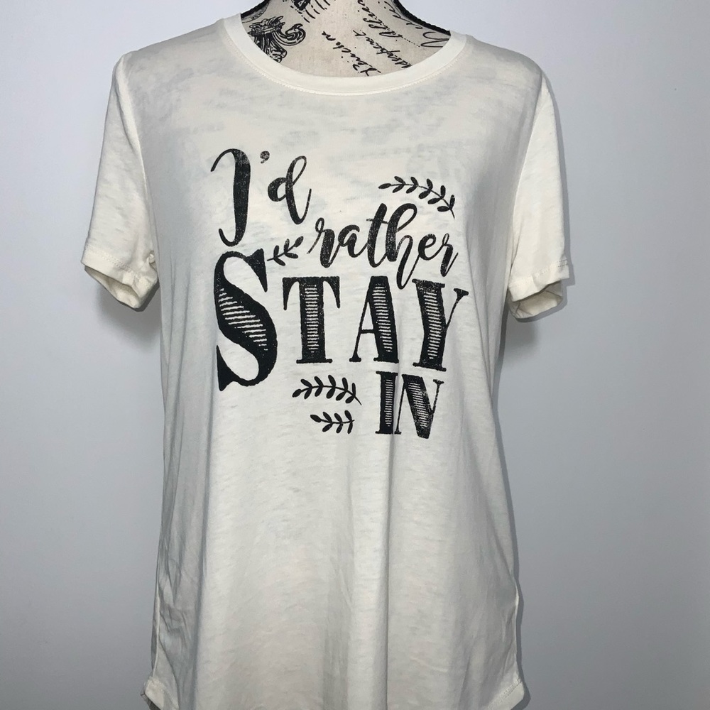 Maurice’s NWT I’d Rather Stay In Comfy Fall Look T
